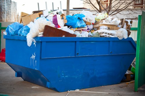 Clearing out household items